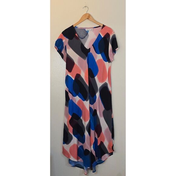 Masai Copenhagen Nebili Shift Midi Dress Womens Size XL Day Dress - Picture 2 of 11